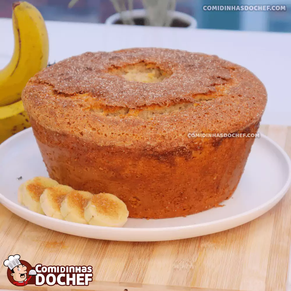 Bolo de Banana - Comidinhas do Chef