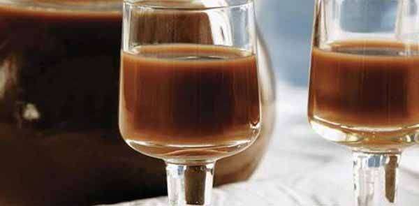 Licor de chocolate cremoso