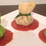 trouxinha de crepe