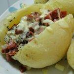 Batata recheada simples