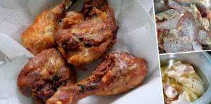 Frango Frito na Panela de Pressão