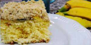 Receita de Cuca de Banana