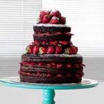 Naked Cake de Chocolate e Morango