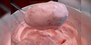 Recheio de Mousse de Morango