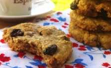 Cookies de Aveia e Passas
