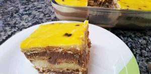 Pavê de Chocolate com Maracujá