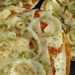 Pizza no Pão Sírio