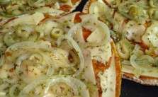Pizza no Pão Sírio