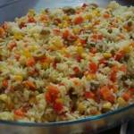 Receita de Arroz a Grega
