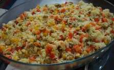 Receita de Arroz a Grega