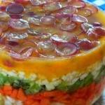Saladas de Frutas em Camadas