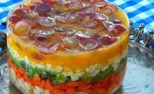 Saladas de Frutas em Camadas