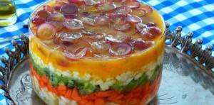 Saladas de Frutas em Camadas