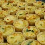 Mini Quiche de Queijo