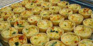 Mini Quiche de Queijo