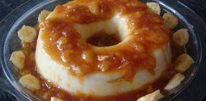 Receita de Pudim de Banana