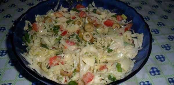 Salada de Repolho com Maionese