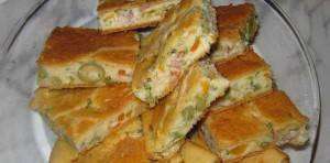 Torta de Legumes com Frios