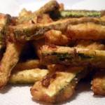 Bastões Fritos de Abobrinha Italiana - Bastões Fritos de Abobrinha Italiana