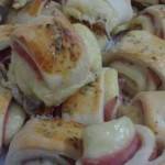 Pãezinhos de Presunto e Queijo