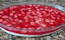 Sobremesa de Morango Simples