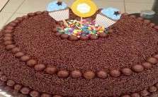 Bolo Mousse de Brigadeiro