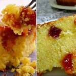Bolo de Fubá com Goiabada