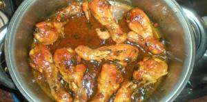 Receita de Frango no Açúcar