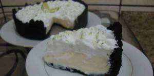 Torta de Limão com Biscoito Negresco