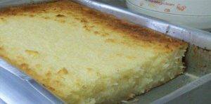 Bolo Cremoso de Aipim