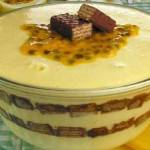 Gelado de Maracujá com Bis