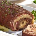 Rocambole de Carne Moída