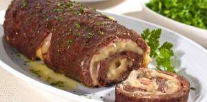 Rocambole de Carne Moída