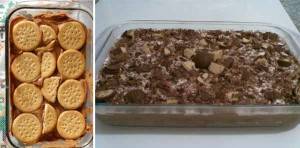 Torta de Bolacha Que Não Vai ao Forno