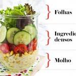 Como Fazer salada no pote