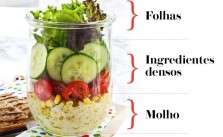 Como Fazer salada no pote