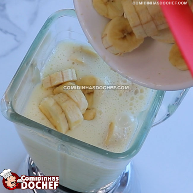 Bolo de Banana de Liquidificador Rápido - Comidinhas do Chef