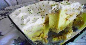 Pavê de limão com Biscoito