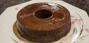 Pudim de Chocolate Simples