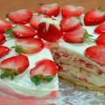 Torta Pavê de Morango