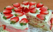 Torta Pavê de Morango