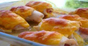 Rolinhos de Filé de Frango