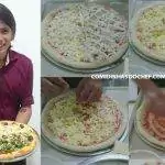 Receita de Pizza com 2 Sabores