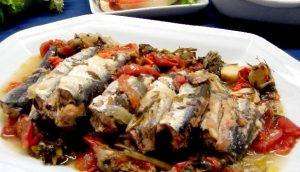 Sardinha Assada no Forno Para o Almoço