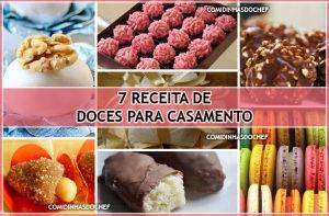 7 Receitas de Doces Para Casamento