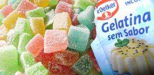 Jujuba Feita com Gelatina