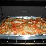 Receita de Filé de Merluza com Batata ao Forno