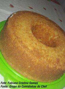 Bolo de Fubá Básico