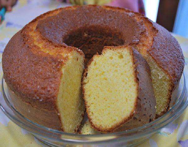 Receita de bolo de fubá fofinho