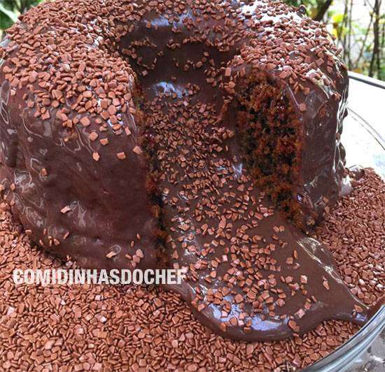 Como Fazer Bolo Vulcão de Chocolate